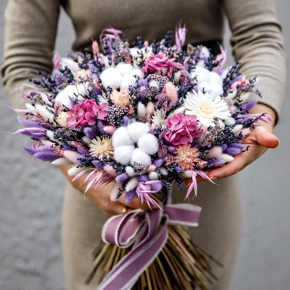 Букеты из сухоцветов
