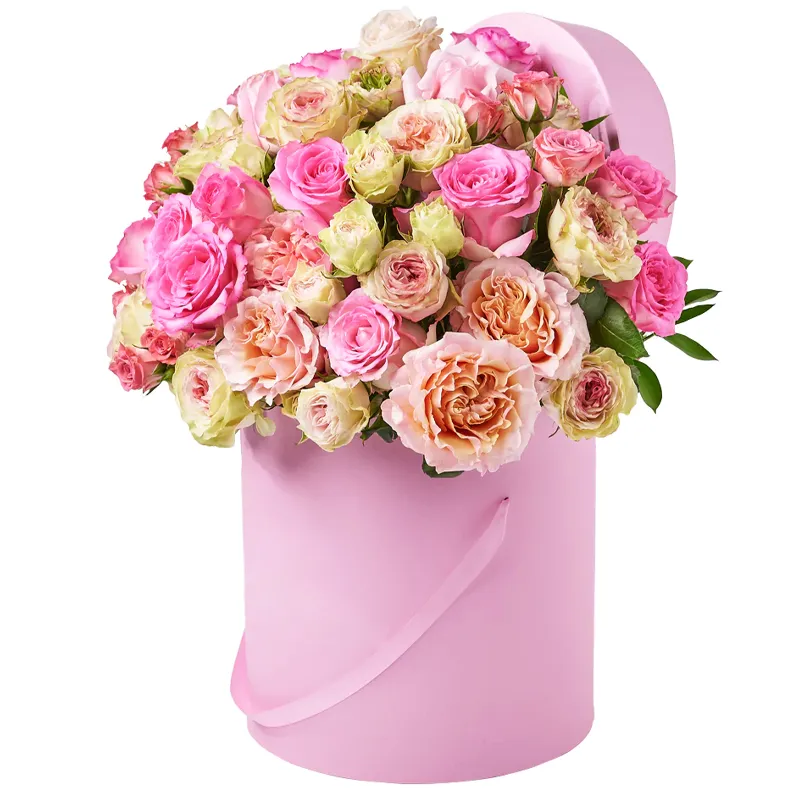 Цветы в коробке 